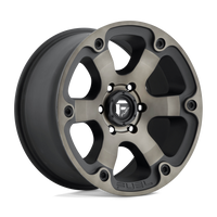 Fuel 1PC D564 BEAST Matte Black Double Dark Tint wheel
