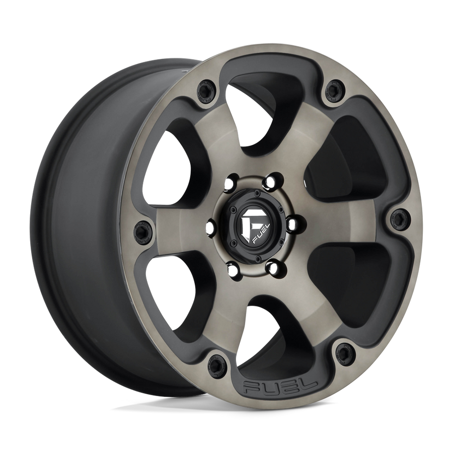 Fuel 1PC D564 BEAST Matte Black Double Dark Tint wheel