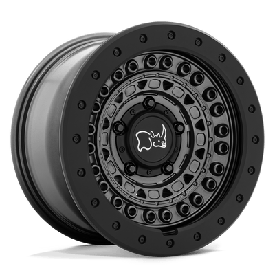 Black Rhino Hard Alloys BARRICADE Gun Black W/ Black Rock Guard wheel