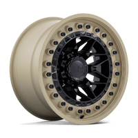 Black Rhino Hard Alloys ALPHA Matte Black W/ Sand Lip wheel
