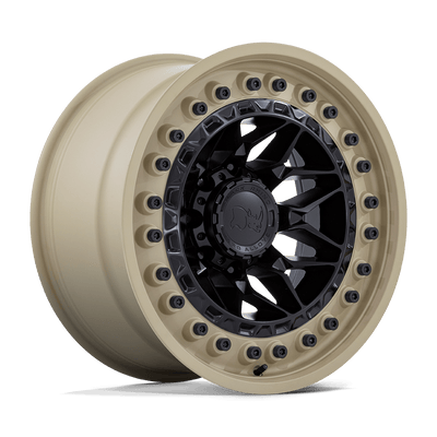 Black Rhino Hard Alloys ALPHA Matte Black W/ Sand Lip wheel