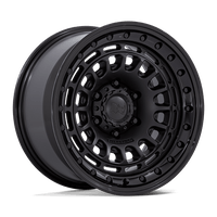 Black Rhino Hard Alloys BR014 SAHARA Matte Black W/ Gloss Black Lip wheel