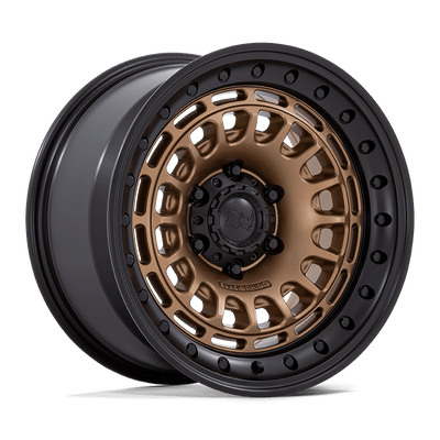 Black Rhino Hard Alloys BR014 SAHARA Matte Bronze W Gloss Black Lip wheel