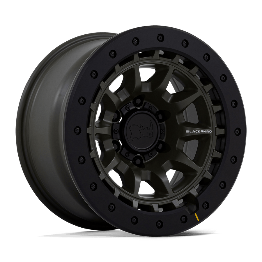 Black Rhino Hard Alloys BR016 TUSK Olive Drab Green wheel