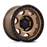 Black Rhino Hard Alloys BR018 VOYAGER Matte Bronze W/ M-Black Lip wheel