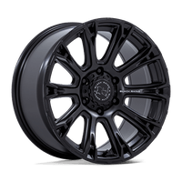 Black Rhino Hard Alloys BR020 DIAMONDBACK Matte Black wheel