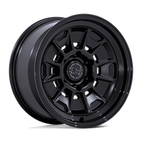 Black Rhino Hard Alloys BR021 MONDO Matte Black W/ Gloss Black Lip wheel