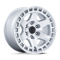 Black Rhino Hard Alloys BR022 BAHARI Gloss Silver W/ Machined Face wheel