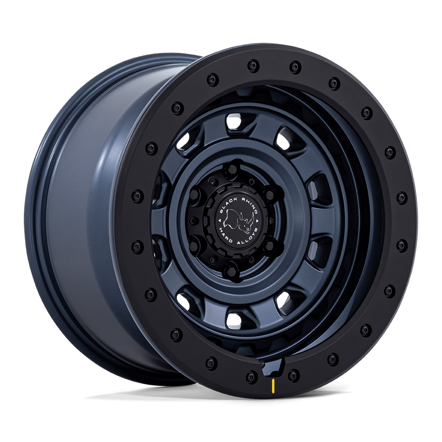 Black Rhino Hard Alloys BR023 XPLORER Metallic Blue W/ Matte Black L wheel