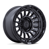 Black Rhino Hard Alloys BR025 RIVAL Matte Gunmetal W/ Matte Blk-Lp wheel