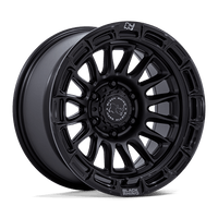 Black Rhino Hard Alloys BR025 RIVAL Matte Black W/ Gloss Blk-Lp wheel