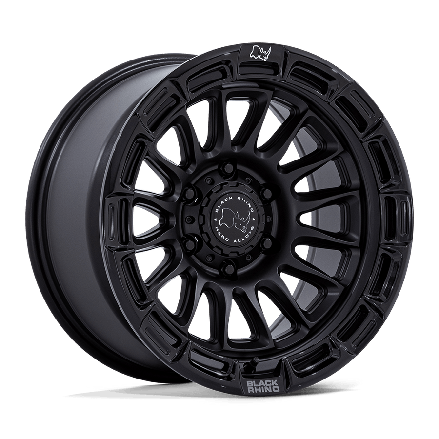 Black Rhino Hard Alloys BR025 RIVAL Matte Black W/ Gloss Blk-Lp wheel