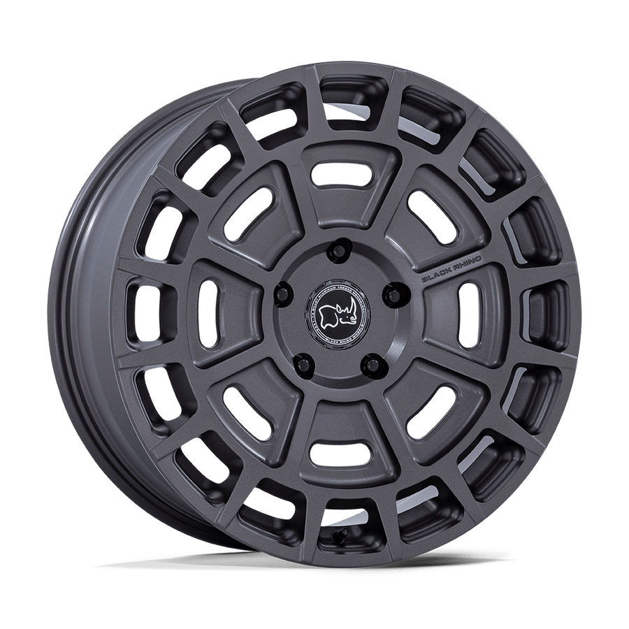 Black Rhino Hard Alloys BR404 VOLTAIC Matte Gunmetal wheel