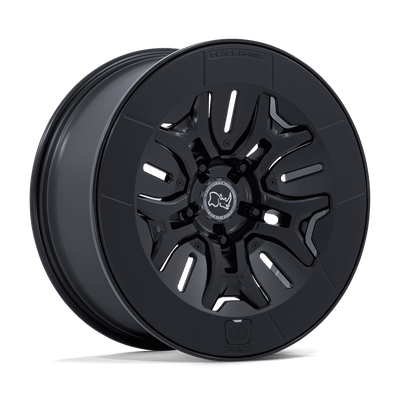 Black Rhino Hard Alloys BR406 ROCKLEDGE Matte Black wheel