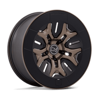 Black Rhino Hard Alloys BR406 ROCKLEDGE Matte Bronze wheel