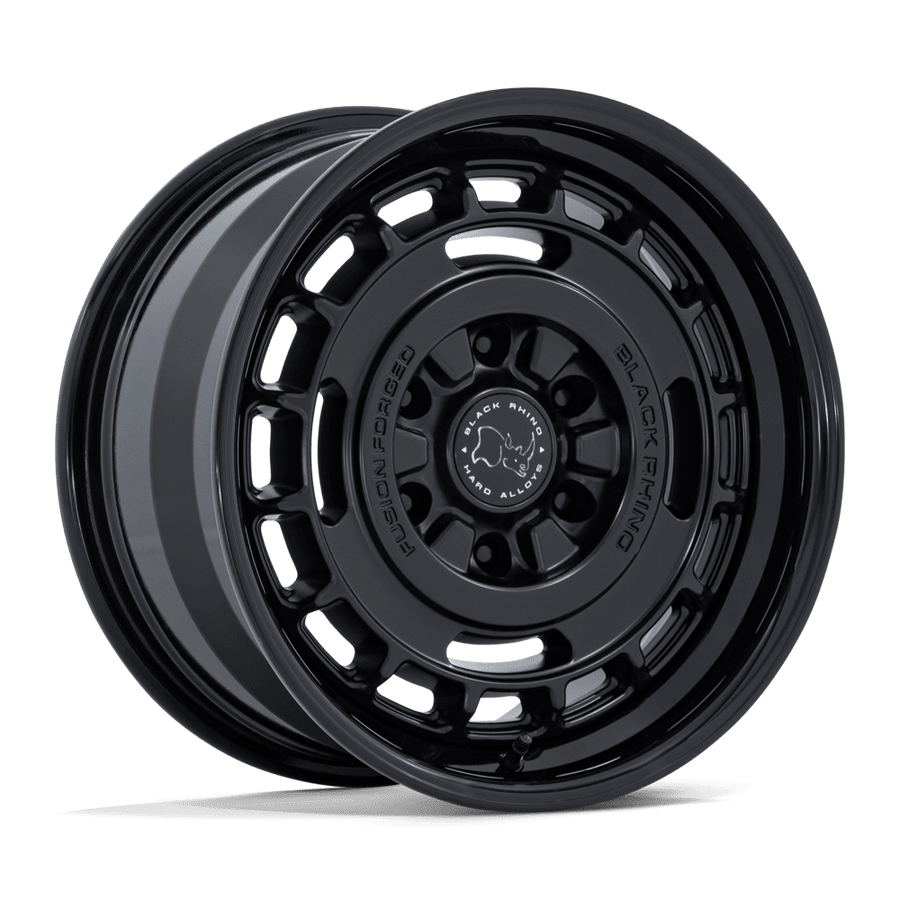 Black Rhino Hard Alloys BR600 VAGABOND Matte Black W/ Gloss Black Lip wheel