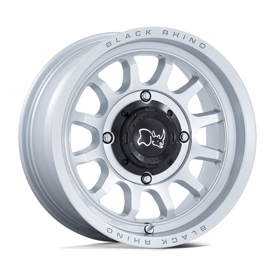 Black Rhino Hard Alloys - UTV RAPID UTV Hyper Silver W/ Machined Face wheel