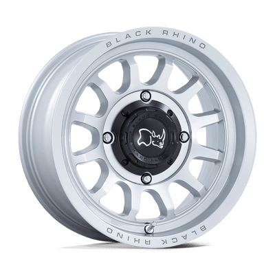 Black Rhino Hard Alloys - UTV RAPID UTV Hyper Silver W/ Machined Face wheel
