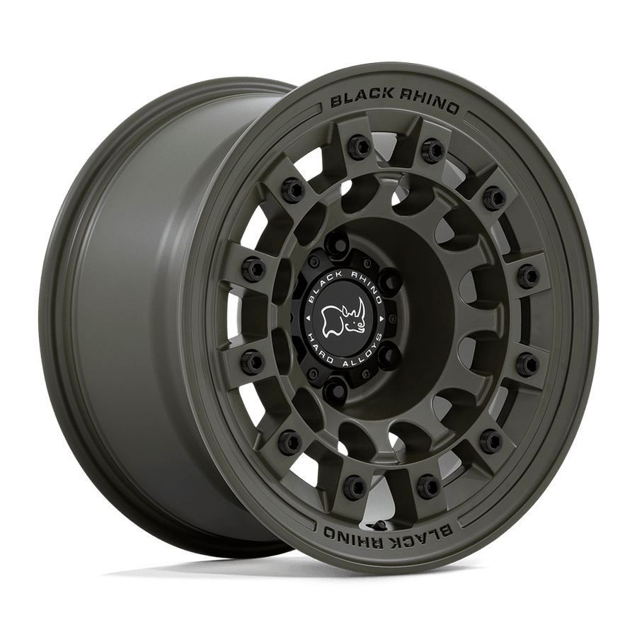 Black Rhino Hard Alloys FUJI Olive Drab Green wheel