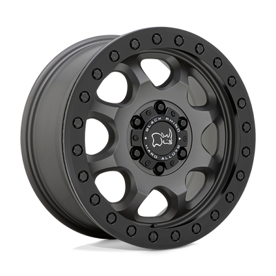 Black Rhino Hard Alloys VENTURE BEADLOCK Matte Gunmetal W/ Black Hrdw wheel