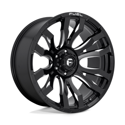 Fuel 1PC D673 BLITZ Gloss Black Milled wheel