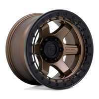 Fuel 1PC D124 BLOCK BEADLOCK Matte Bronze W/ M-Black Ring wheel