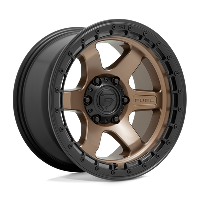 Fuel 1PC D751 BLOCK Matte Bronze W/ Black Ring wheel