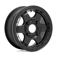 Fuel UTV D922 BLOCK UTV BEADLOCK Matte Black W/ Black Ring wheel