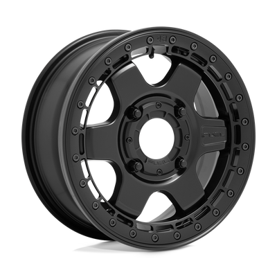 Fuel UTV D922 BLOCK UTV BEADLOCK Matte Black W/ Black Ring wheel