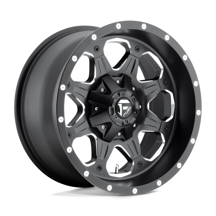 Fuel 1PC D534 BOOST Matte Black Milled wheel