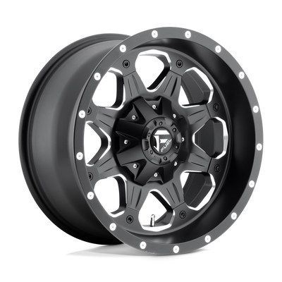 Fuel 1PC D534 BOOST Matte Black Milled wheel