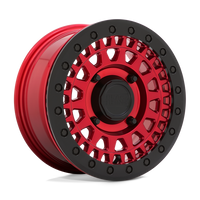 Black Rhino Hard Alloys - UTV PARKER UTV BEADLOCK Candy Red W/ Black Bead Ring wheel