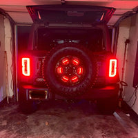 LED Illuminated Spare Tire Wheel Ring Third Brake Light - Ford Bronco