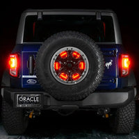 LED Illuminated Spare Tire Wheel Ring Third Brake Light - Ford Bronco