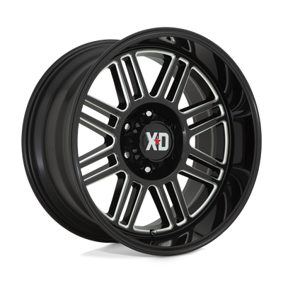 XD XD850 CAGE Gloss Black Milled wheel