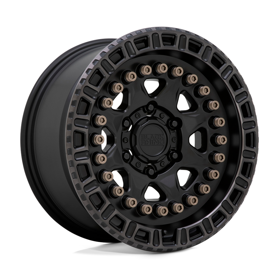 Black Rhino Hard Alloys CARBINE Matte Black W/ Mach Tint Ring wheel