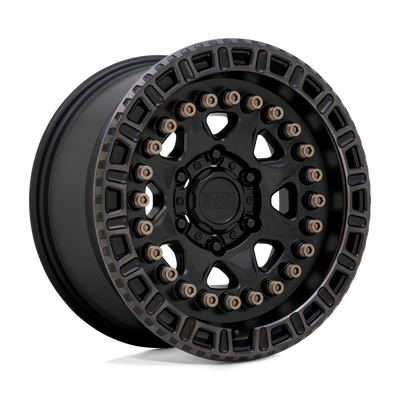 Black Rhino Hard Alloys CARBINE Matte Black W/ Mach Tint Ring wheel