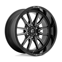 Fuel 1PC D761 CLASH Gloss Black Milled wheel