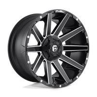 Fuel 1PC D616 CONTRA Matte Black Milled wheel