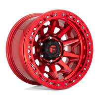 Fuel 1PC D113 COVERT BEADLOCK Candy Red wheel
