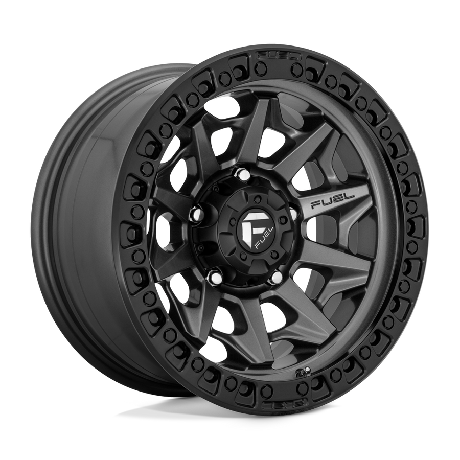 Fuel 1PC D716 COVERT Matte Gunmetal Black Bead Ring wheel