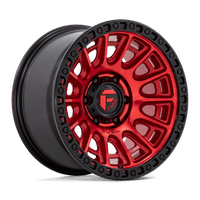 Fuel 1PC D834 CYCLE Candy Red W/ Black Ring wheel