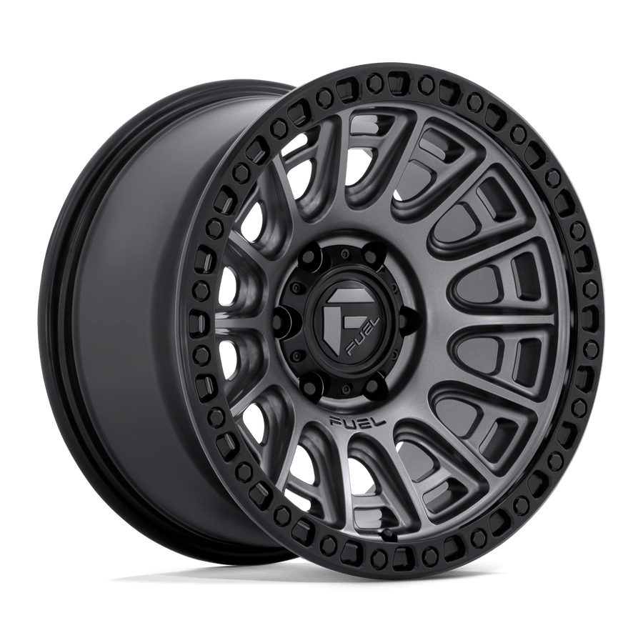 Fuel 1PC D835 CYCLE Matte Gunmetal W/ Black Ring wheel