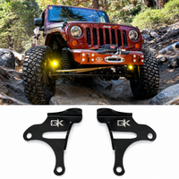 Jeep JK Steerable Knuckle Pod Light Mounts (2007-2018 Wrangler)