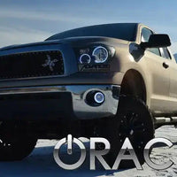 2007-2013 Toyota Tundra Pre-Assembled Halo Headlights - Chrome Housing