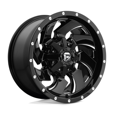Fuel 1PC D574 CLEAVER Gloss Black Milled wheel
