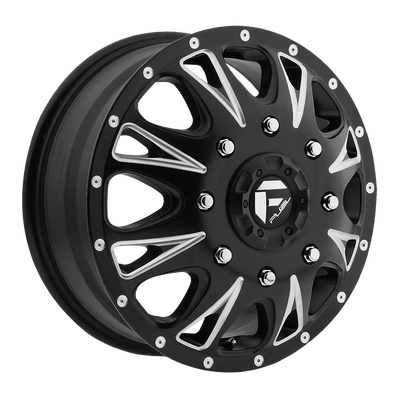 Fuel 1PC D513 THROTTLE Matte Black Milled wheel