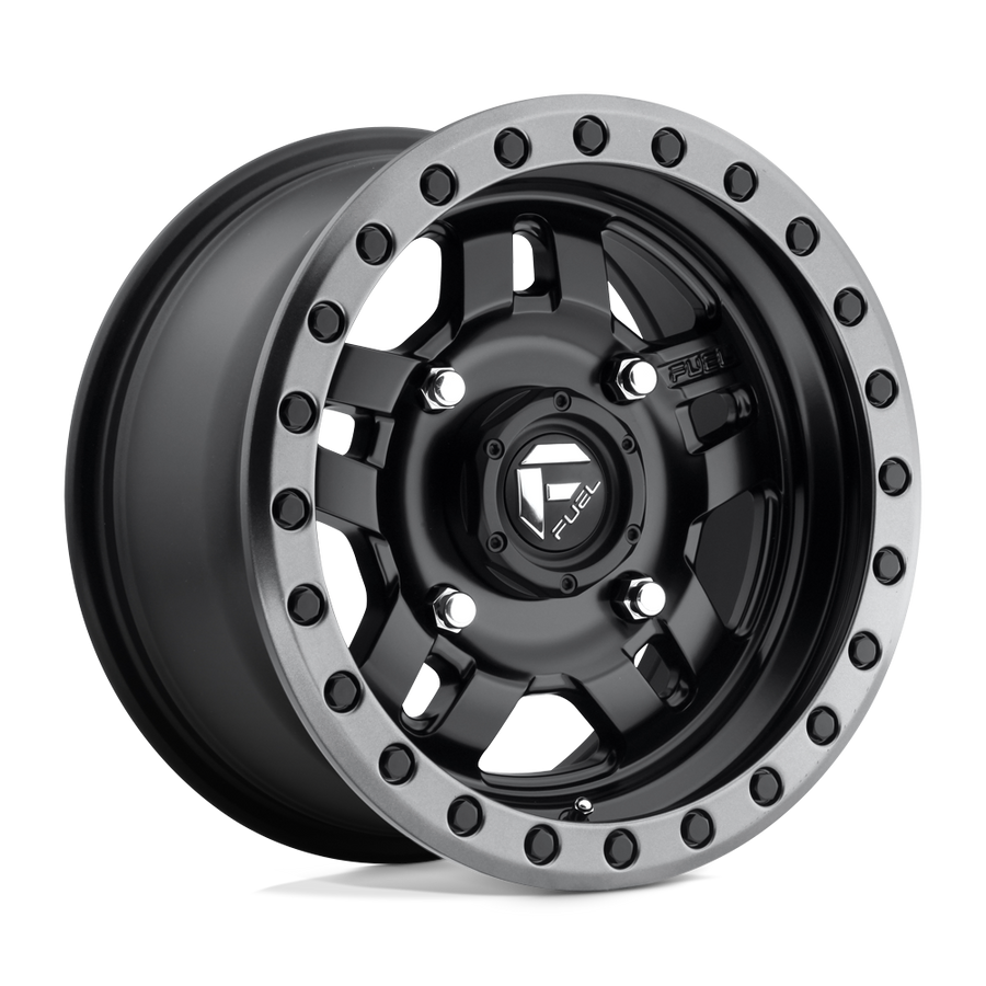Fuel UTV D557 ANZA UTV Matte Black Gun Metal Ring wheel