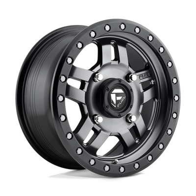 Fuel UTV D557 ANZA UTV Matte Gunmetal Black Bead Ring wheel