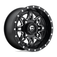 Fuel UTV D567 LETHAL UTV Matte Black Milled wheel